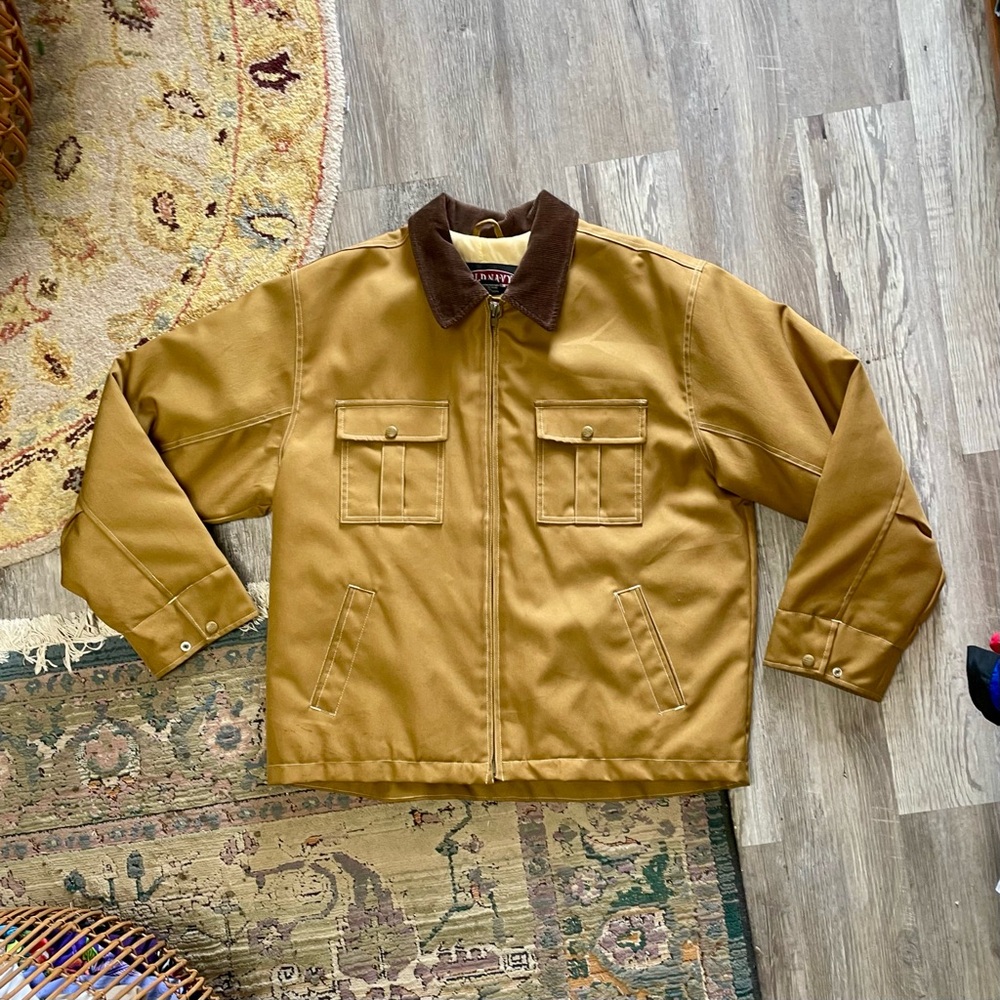 Vintage 90s Y2K Old Navy Chore Coat Barn Jacket - Picture 5 of 13